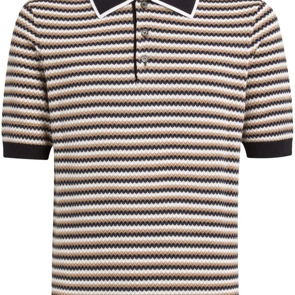 New NWT Missoni Men’s Zig Zag Polo Shirt MSRP $810 - Picture 5 of 6